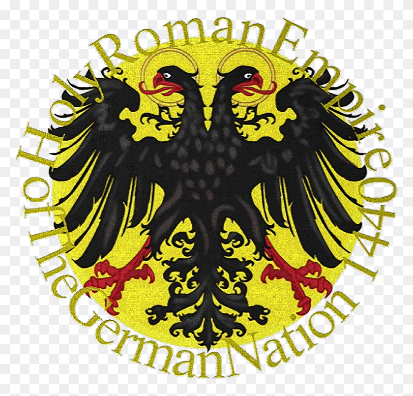 1486x1420 Después De Las Guerras De Libertad De 1813 A 1815 Llevó A La Bandera Del Sacro Imperio Romano De Napoleón, Logotipo, Símbolo, Marca Registrada Hd Png