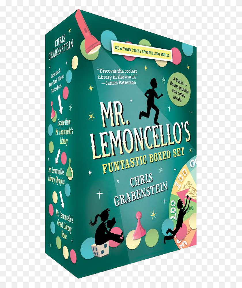 529x940 After You39ve Solved The Puzzles In The Box Set Check Mr Lemoncello39s All Star Breakout Game, Person, Poster, Advertisement HD PNG Download