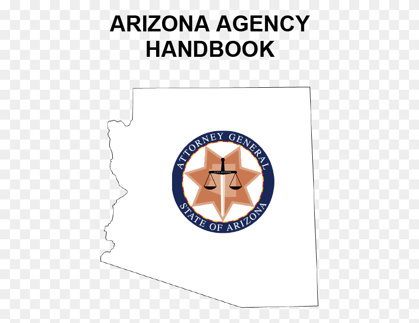439x588 Ag Logo On Arizona State Outline Attorney General State Of Arizona, Label, Text, Symbol HD PNG Download