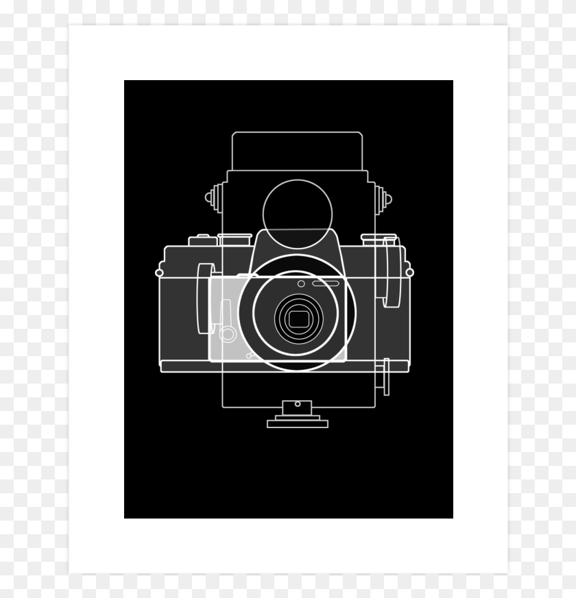 654x813 Age Of Camera Art Print Circle, Electronics, Digital Camera HD PNG Download