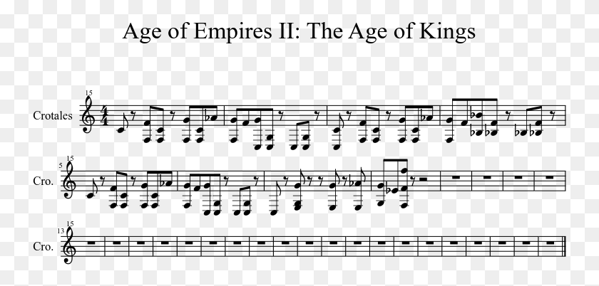 749x342 Age Of Empires Ii Age Of Empire 2 Sheet Music, Gray, World Of Warcraft HD PNG Download