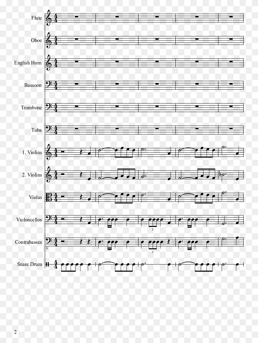 749x1057 Age Of Empires Main Theme Sheet Music Composed By Ensemble Cristofori39s Dream Violin Sheet Music, Gray, World Of Warcraft HD PNG Download