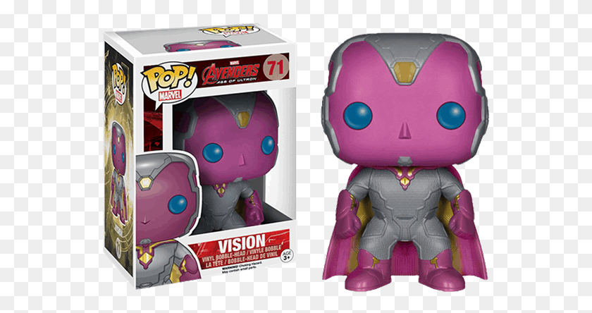 550x384 Age Of Ultron Funko Pop Avengers Vision, Toy, Robot, Figurine HD PNG Download