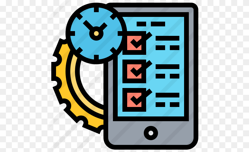 Agenda Mobile Phone, Text Sticker PNG