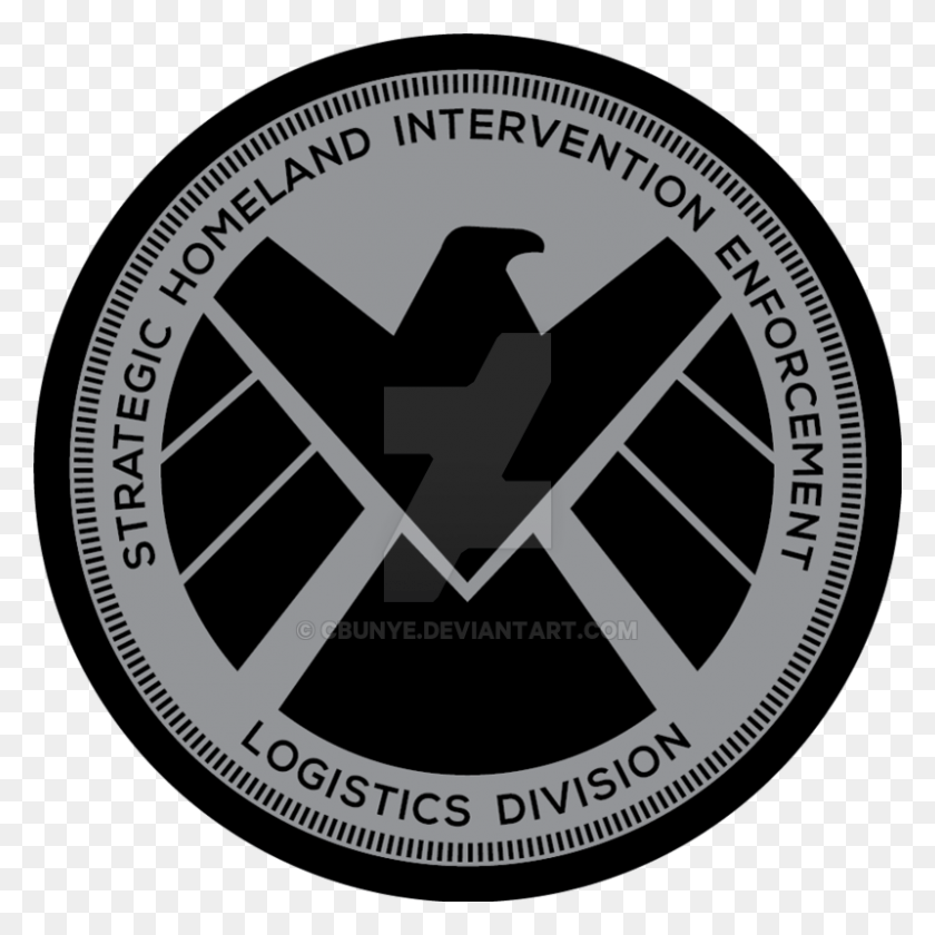 800x800 Agents Of Shield Logo Shield Marvel Logo Vector, Symbol, Label, Text HD PNG Download