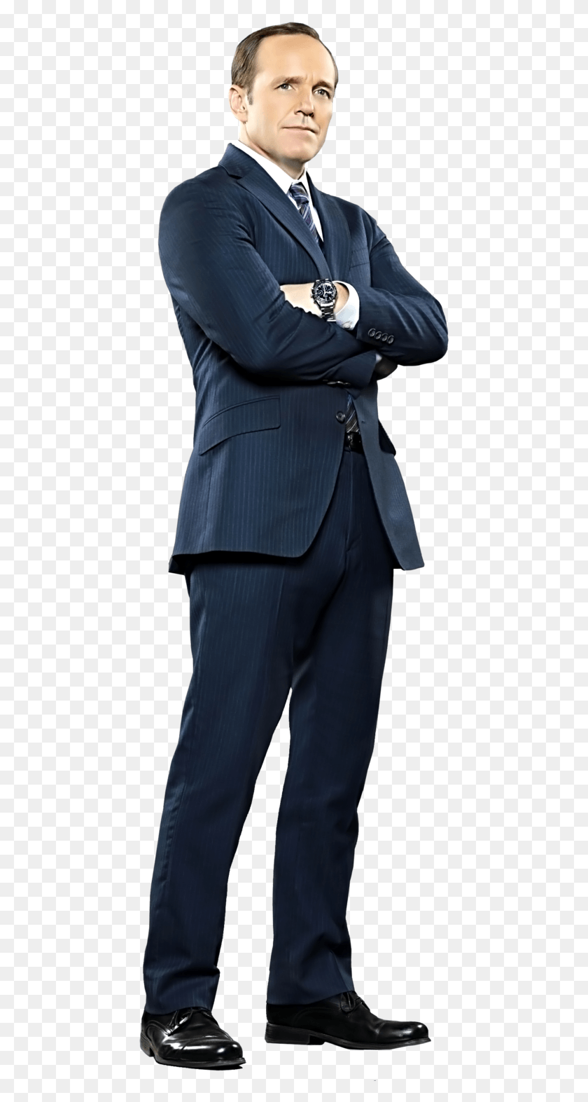 444x1513 Agents Of Shield Phil Coulson, Suit, Overcoat, Coat HD PNG Download