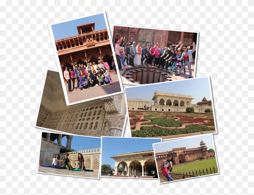 624x584 Agra Fort Agra Fort, Collage, Poster, Advertisement HD PNG Download