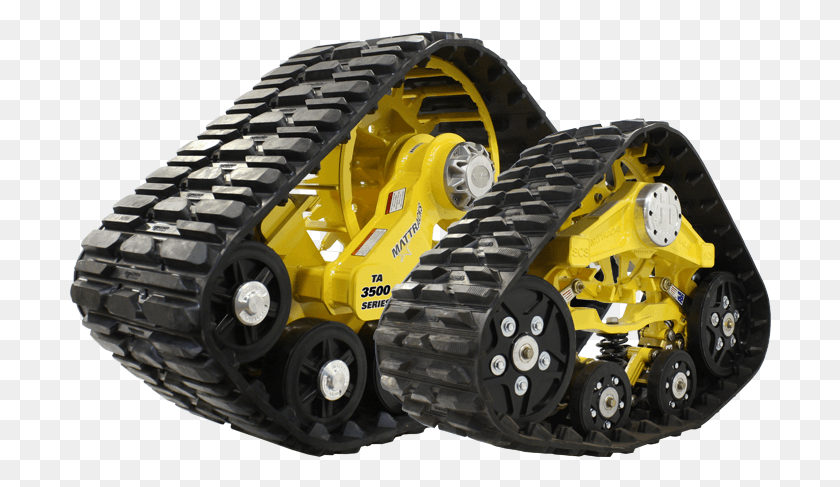 702x427 Agriculturecommercial Tracks Four Wheel Drive With Four Wheel Drive Tracks, Machine, Tire, Car Wheel HD PNG Download