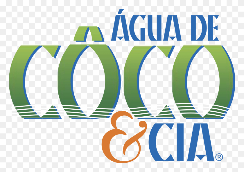 2261x1547 Descargar Png Agua De Coco Amp Cia Logo Png Agua De Coco Logo, Texto, Alfabeto, Etiqueta Hd Png