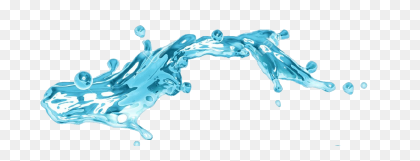 1300x437 Agua Syrup Splash, Water, Graphics HD PNG Download