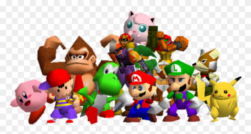 998x497 Ah Super Smash Bros Esse Jogo Maravilhoso Que Sai Super Smash Bros 64 Characters, Super Mario HD PNG Download