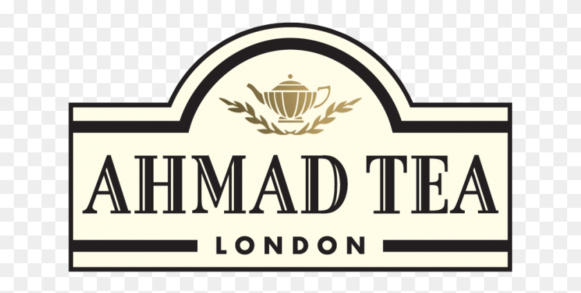 643x363 Ahmad Tea Logo Gold Teapot Emblem, Label, Text, Alcohol HD PNG Download
