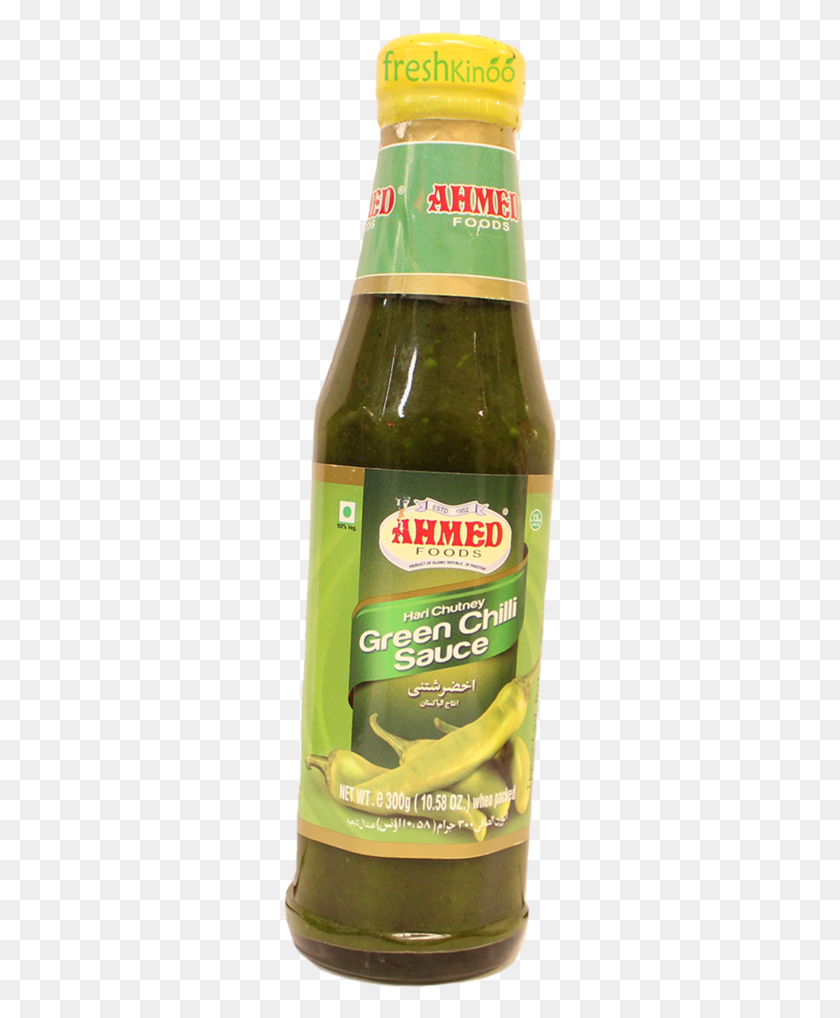 312x958 Ahmed Green Chilli Sauce, Beer, Alcohol, Beverage HD PNG Download