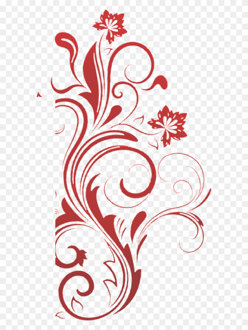 596x1056 Ai Eps And Psd Format Are All Available Black And White Flower Design, Graphics, Floral Design HD PNG Download
