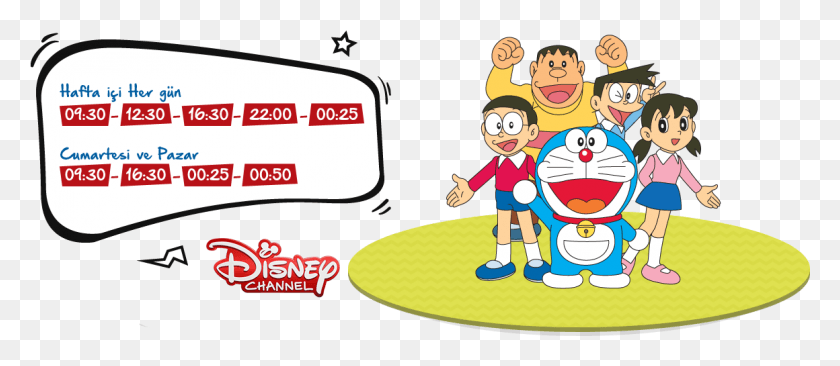 1160x456 Ai Turkey Doraemon Disney Channel Doraemon Drawings With His Friends, Video Gaming, Performer, Face HD PNG Download