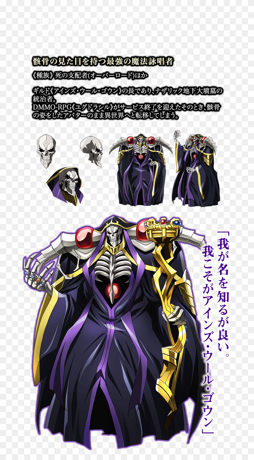698x1459 Ainz Ooal Gown Full Body, Pattern, Graphics HD PNG Download