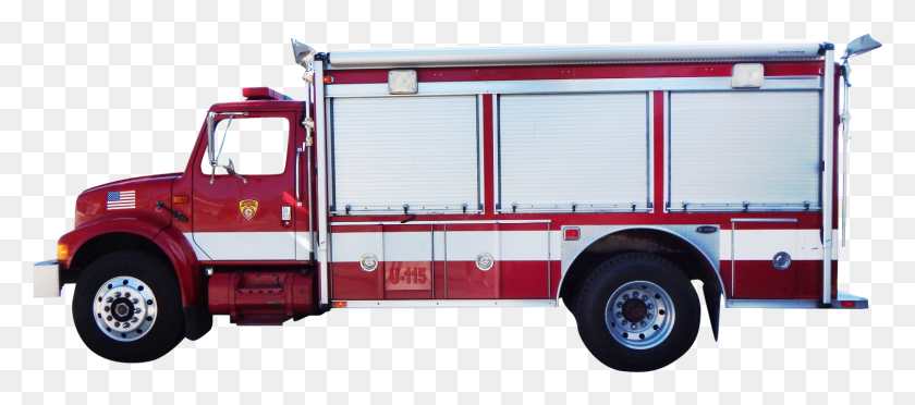 1516x608 Пожарная Машина Воздушный И Легкий Грузовик, Автомобиль, Транспорт, Пожарная Машина Hd Png Скачать