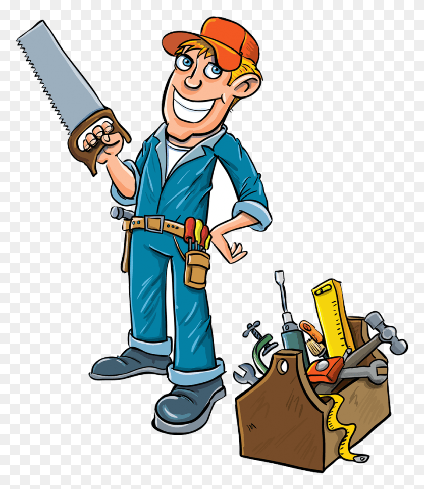 891x1038 Air Duct Cleaning Handyman Cartoon, Person, Human, Costume HD PNG Download