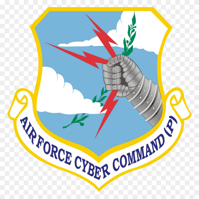 900x898 Descargar Png / Logotipo De La Fuerza Aérea Cyber ​​Command Us, Símbolo, Emblema, Marca Registrada Hd Png