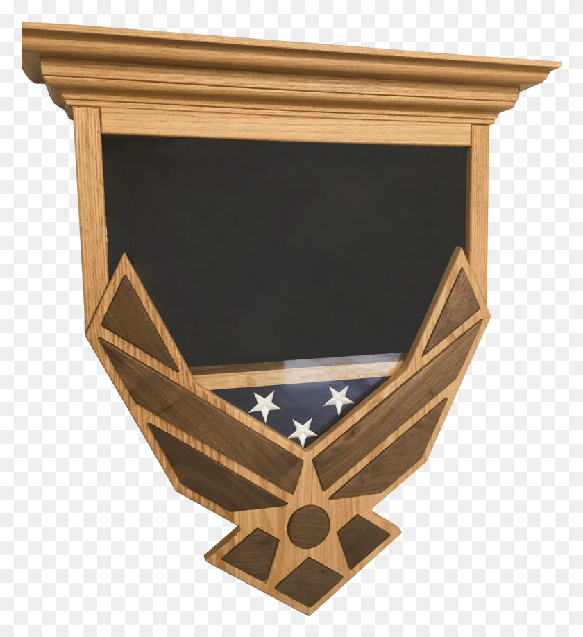 1182x1301 Air Force Logo Shadowbox With Top Display Area Air Force Symbol, Trophy HD PNG Download
