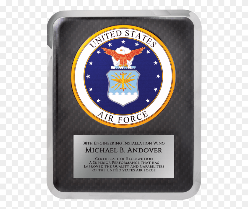 527x646 Air Force Military Flag, Logo, Symbol, Trademark HD PNG Download