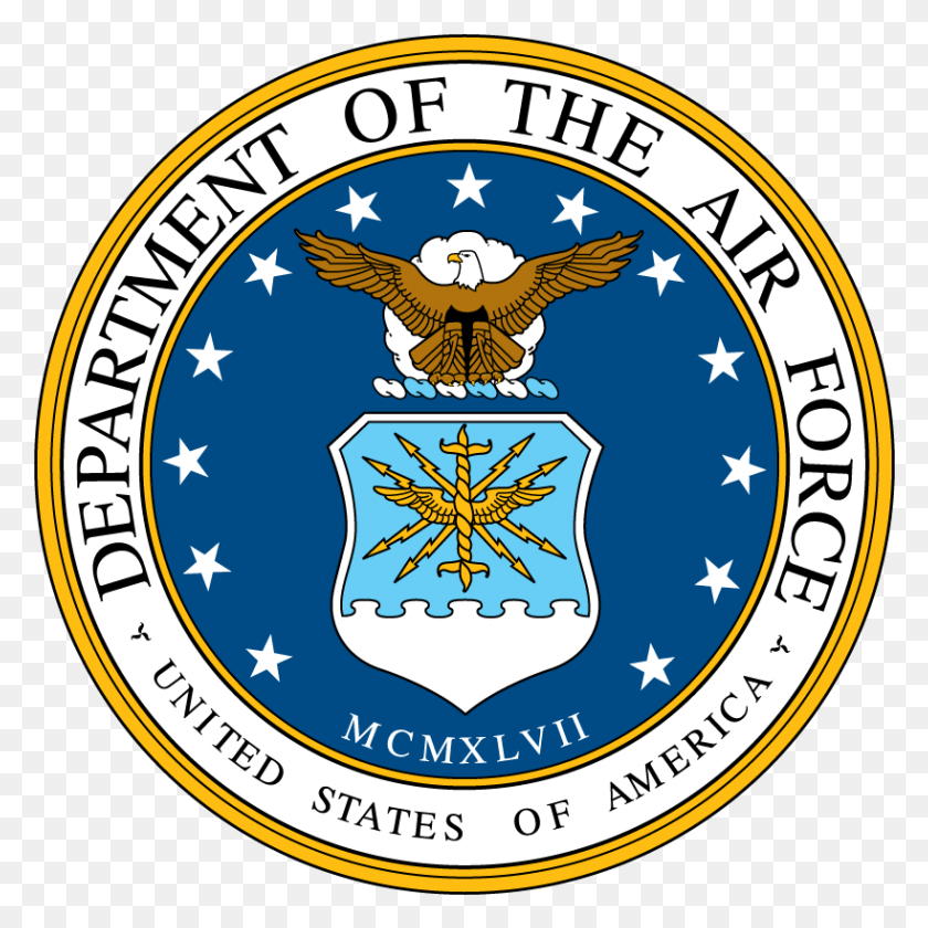 819x819 Air Force Seal Armed Forces Seal, Logo, Symbol, Trademark HD PNG Download