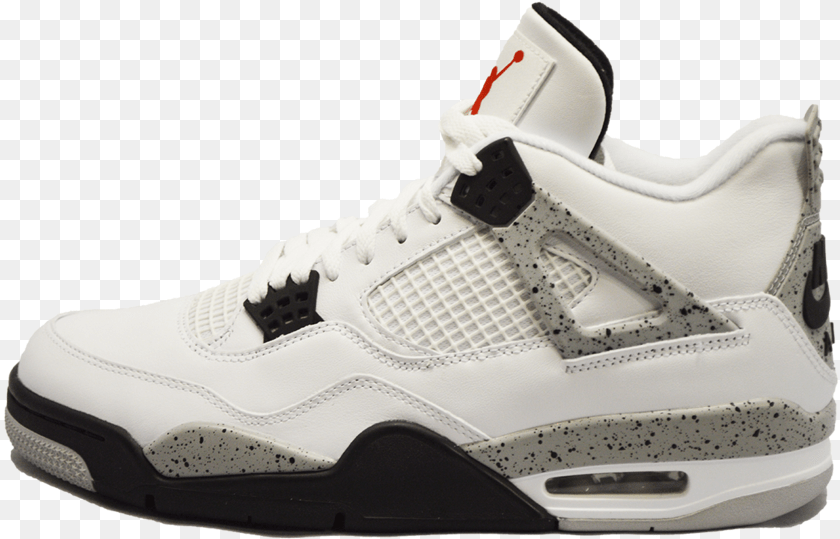 837x539 Air Jordan 4 Og Quotwhite Cementquot Nike Air Jordan 4 Retro Og, Clothing, Footwear, Shoe, Sneaker Transparent PNG