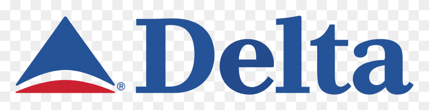 2331x467 Descargar Png Logotipo De Líneas Aéreas Transparente Logotipo De Delta Airlines, Texto, Número, Símbolo Hd Png