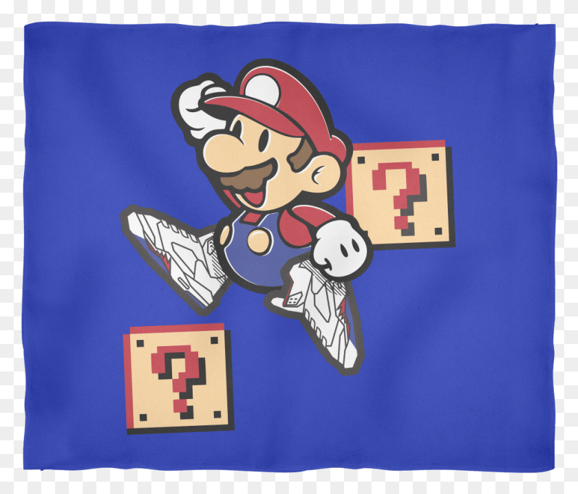 961x811 Air Mario Fleece Blanket Super Mario, Poster, Advertisement HD PNG Download