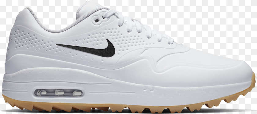 Air Max 1 Golf Shoes, Clothing, Footwear, Shoe, Sneaker PNG