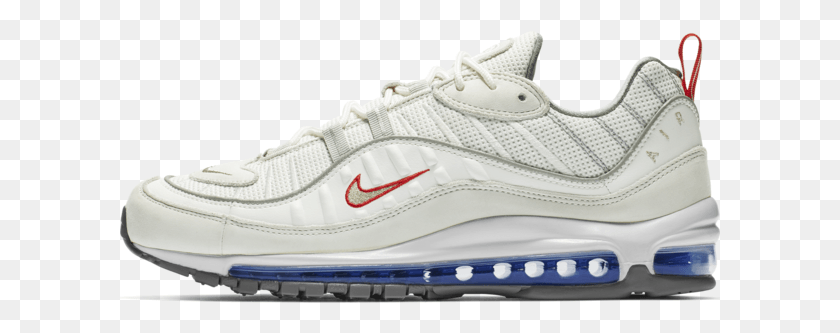 601x273 Air Max 98 Summit White, Shoe, Footwear, Clothing HD PNG Download