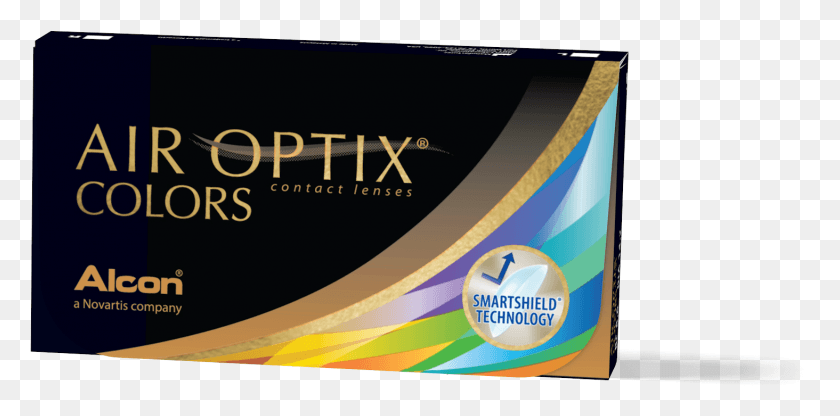 1464x669 Air Optix Colors Contact Lenses Graphic Design, Text, Poster, Advertisement HD PNG Download