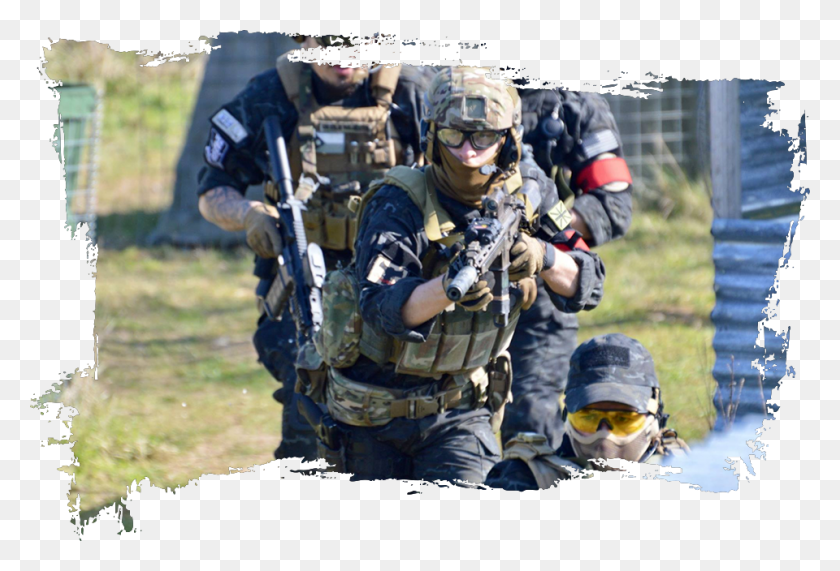 960x630 Air Soft At Our Bespoke Gaming Maps Airsoft Battle, Person, Helmet, Clothing HD PNG Download