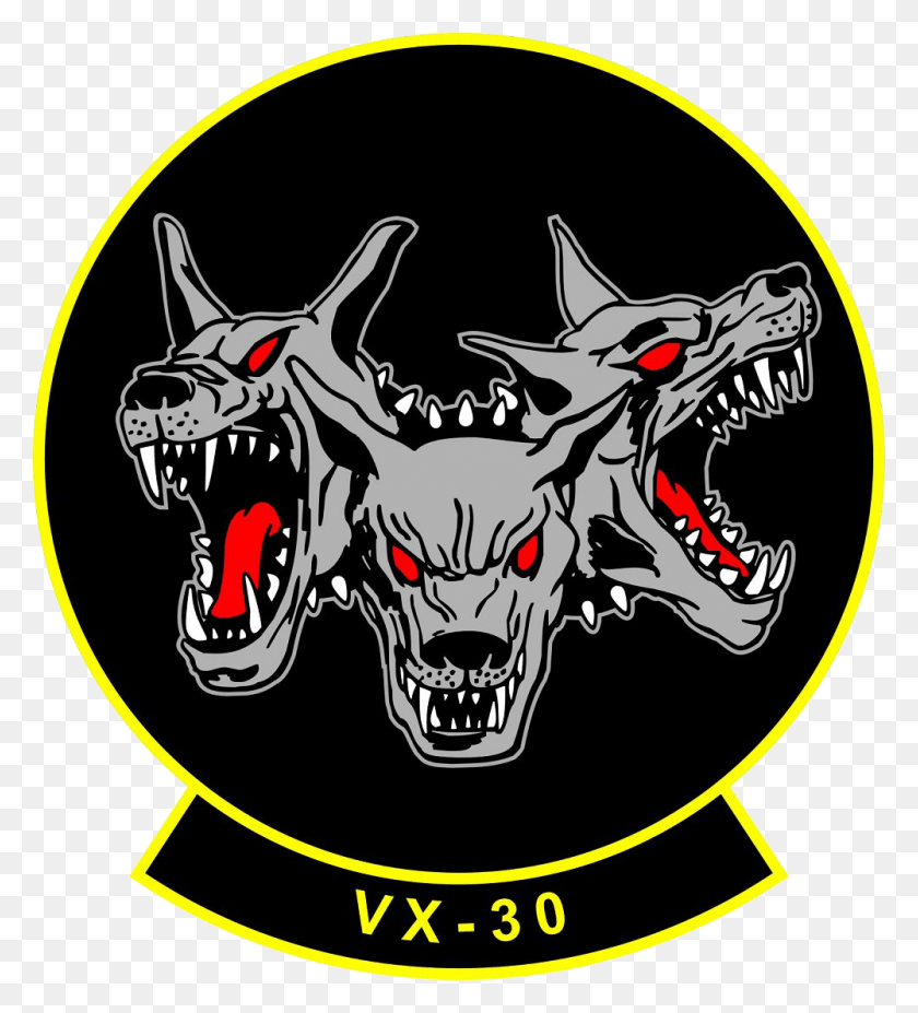 1000x1112 Air Test And Evaluation Squadron 30 Insignia 2004 Vx 30 Bloodhounds, Label, Text, Symbol HD PNG Download