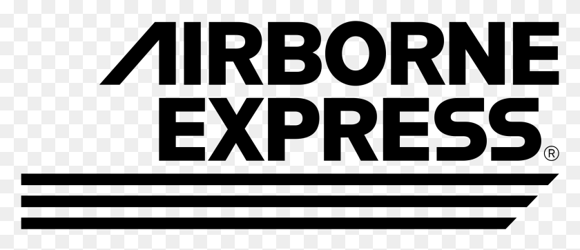 2191x850 Descargar Png Airborne Express 02 Logo Transparente Airborne Express, Gris, World Of Warcraft Hd Png