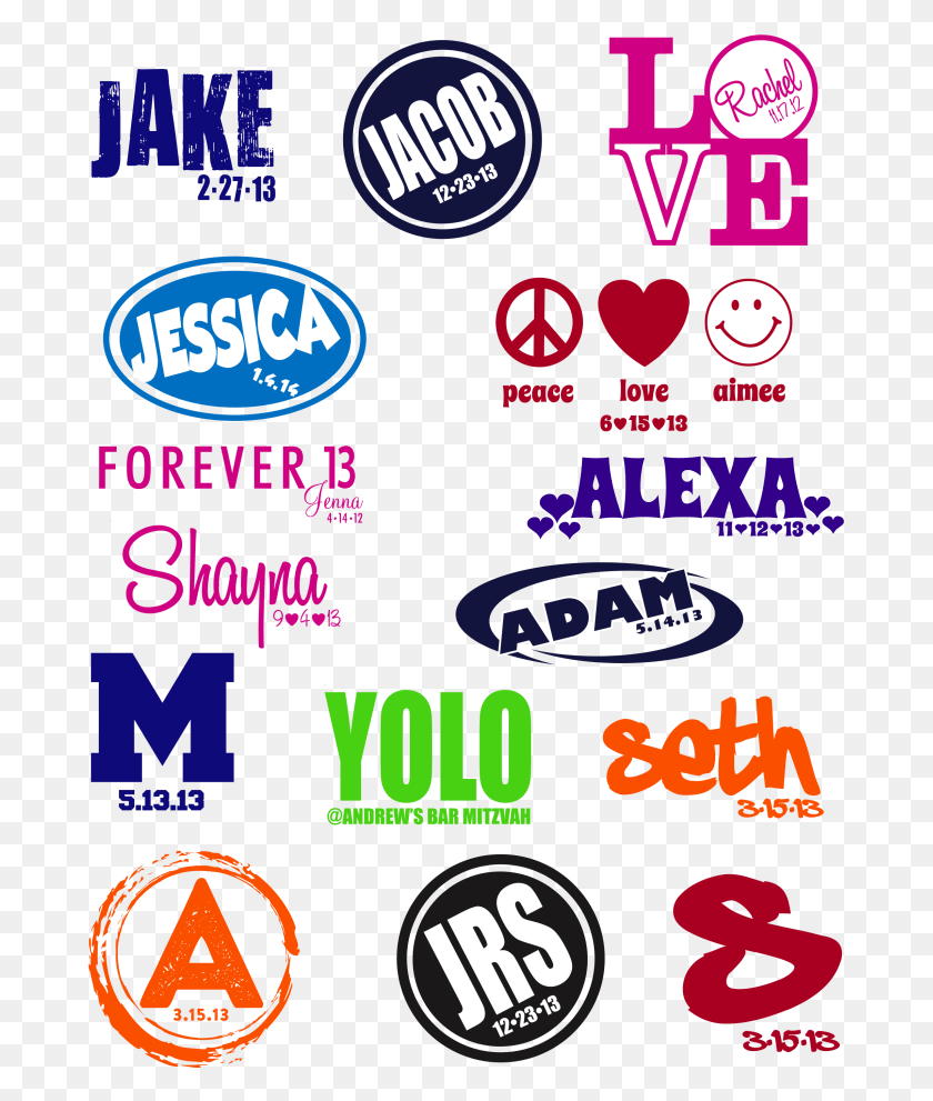 683x931 Airbrush Logo Options Name Bat Mitzvah Logos, Text, Label, Poster HD PNG Download