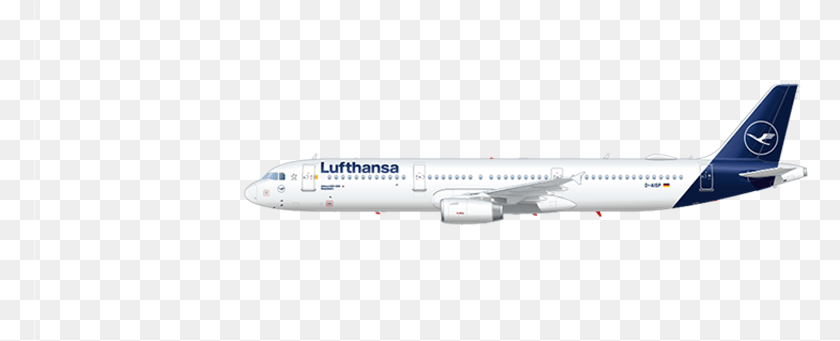 Airbus Lufthansa Aircraft, Airliner, Airplane, Flight, Transportation Clipart PNG