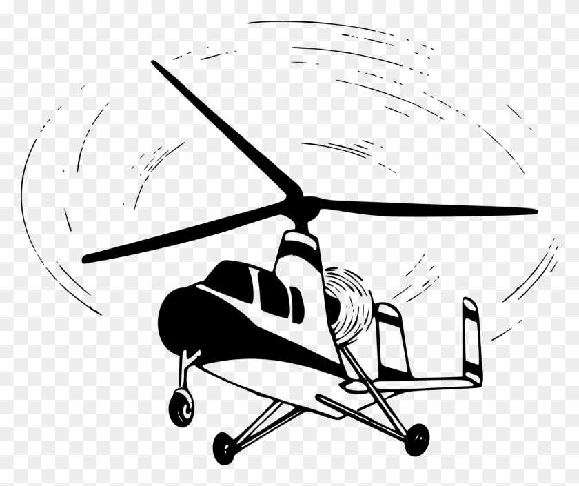 1280x1059 Aircraft Autogyro Helicopter Image Autogyro Clipart, Gray, World Of Warcraft HD PNG Download