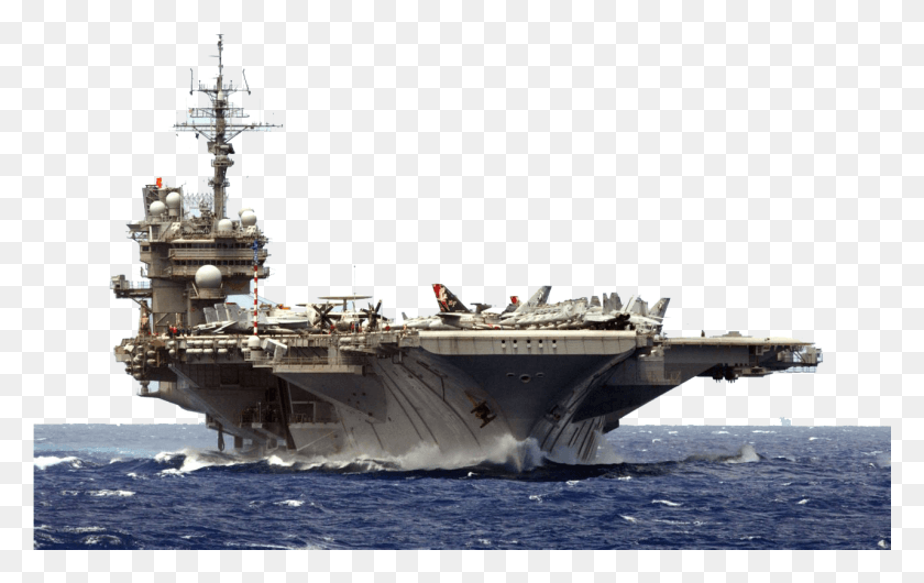 1281x773 Aircraft Carrier Clipart Destroyer Uss Kitty Hawk Cv, Military, Navy, Ship HD PNG Download