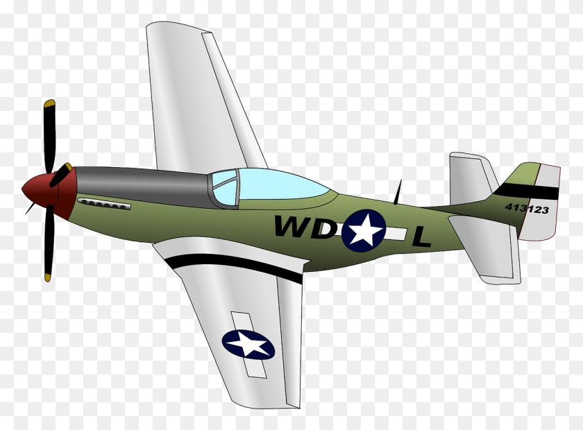 1209x868 Aircraft Clipart File P 51 Mustang, Airplane, Vehicle, Transportation HD PNG Download