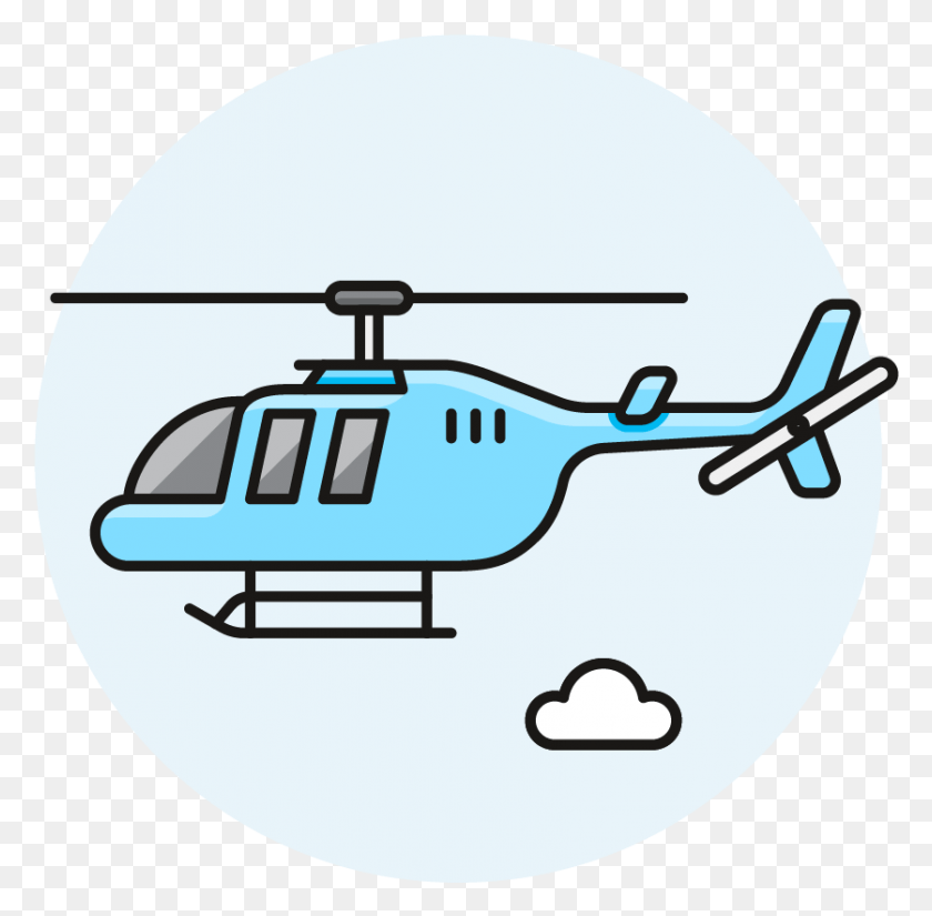 837x821 Aircraft Helicopter Helicopter Rotor, Vehicle, Transportation HD PNG Download
