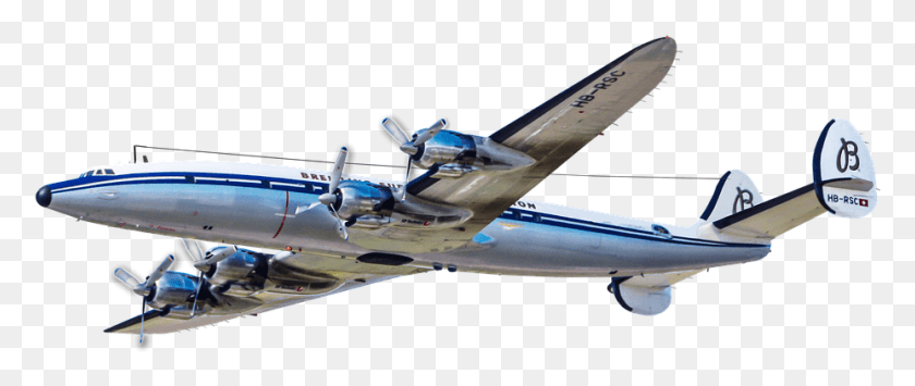 927x351 Aircraft Super Constellation History Propeller Constellation Airplane, Vehicle, Transportation, Warplane HD PNG Download