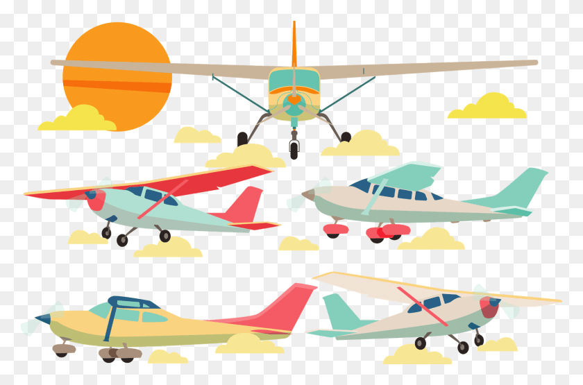 1600x1016 Aircraft Vector Light Airplane, Vehicle, Transportation, Jet HD PNG Download