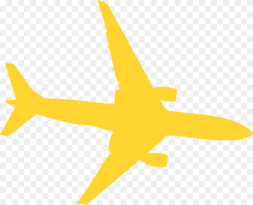 1920x1552 Airliner Silhouette, Aircraft, Transportation, Flight, Airplane Transparent PNG