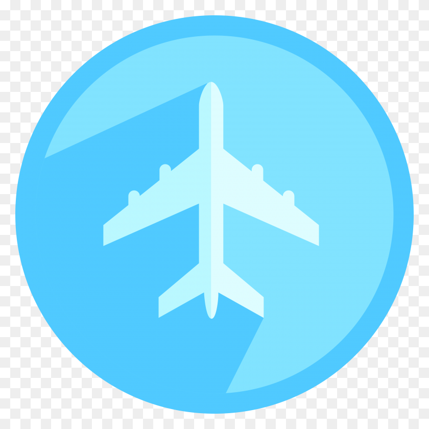 3000x3000 Airplane Icon Circle Gloucester Road Tube Station, Cross, Symbol, Animal HD PNG Download