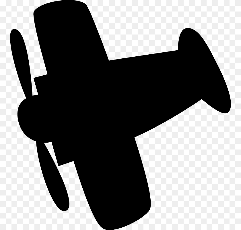 770x800 Airplane Outline Coloring, Silhouette, Stencil PNG