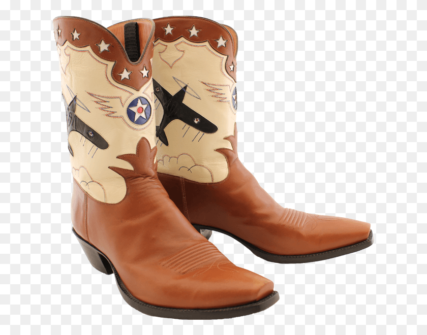 633x600 Airplane Riding Boot, Clothing, Apparel, Cowboy Boot HD PNG Download