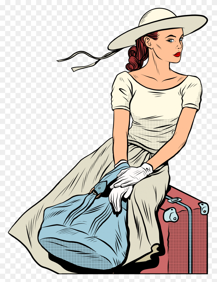 1838x2434 Airplane Travel Airport Pop Art Pop Art Samolet, Person, Human, Clothing HD PNG Download