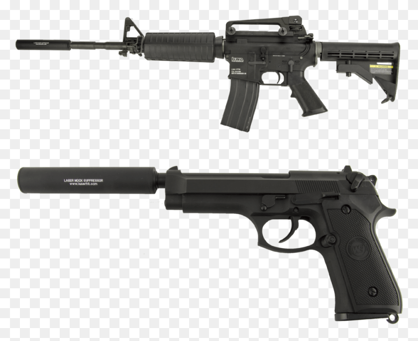 938x754 Airsoft Laserhit Your Own Rifle Or Revolver M4a1 Tokyo Marui, Gun, Weapon, Weaponry HD PNG Download