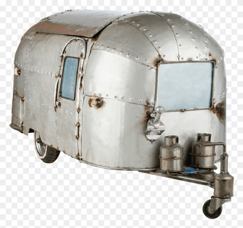 838x782 Airstream Trailer Cooler Machine, Helmet, Clothing, Apparel HD PNG Download
